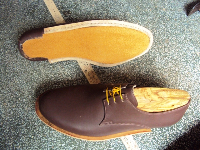 Cork Filling After Welt Stitching